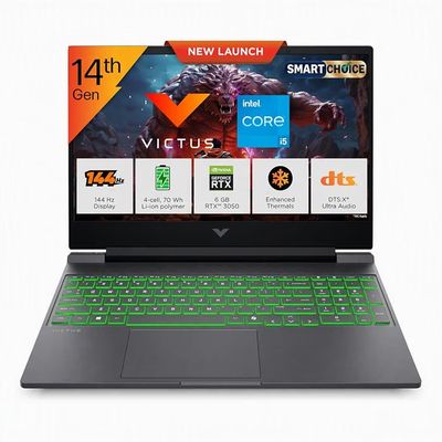 HP Victus 15 Smartchoice, Intel Core i5-14500HX, 6GB RTX 3050, 12GB DDR5(Upgradeable) 512GB SSD