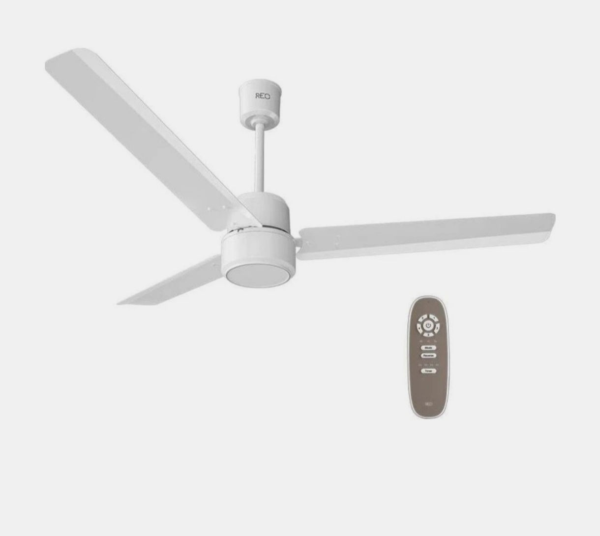 Reo by Havells Unnovate|Remote Controlled|Reverse Rotation Mode| Timer Setting| Low Noise with 2 Year Warranty BLDC Motor 1200 mm Ceiling Fan (5 Star | Elegant White | Pack of 1)