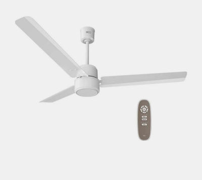 Reo by Havells Unnovate|Remote Controlled|Reverse Rotation Mode| Timer Setting| Low Noise with 2 Year Warranty BLDC Motor 1200 mm Ceiling Fan (5 Star | Elegant White | Pack of 1)