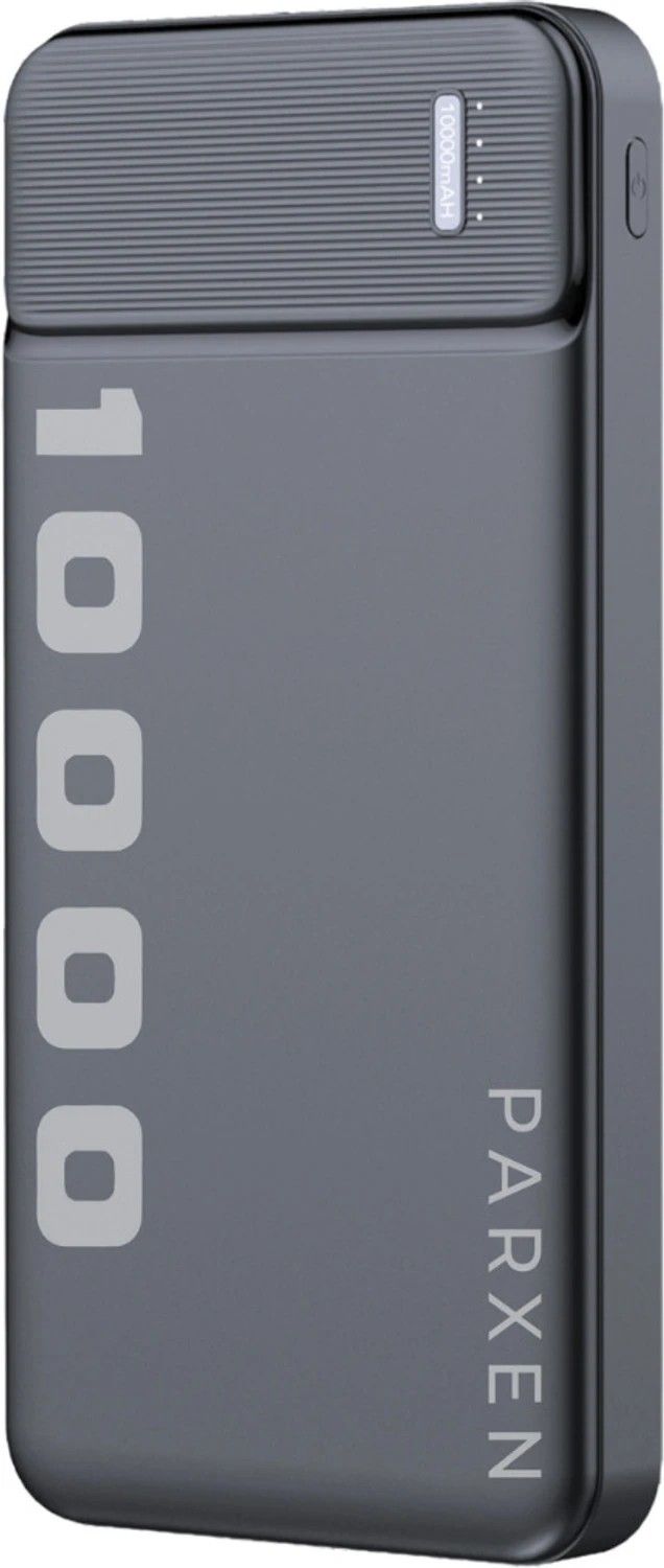 PARXEN 10000 mAh 22.5 W Slim Power Bank (Black, Lithium Polymer, ...more
