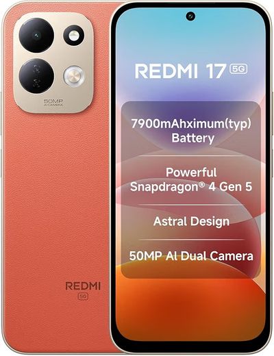Redmi 17 5G (Eternal Orange, 6GB RAM, 128GB ROM) |