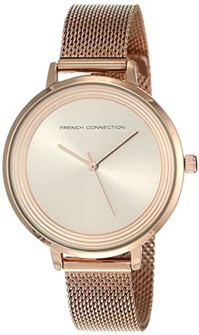 French Connection Analog Rose Gold Dial Women's Watch-FCN0001F