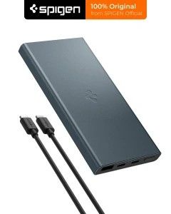 Spigen 10000 mAh 22.5 W Power Bank (Navy Blue, Lithium Polymer, F...more