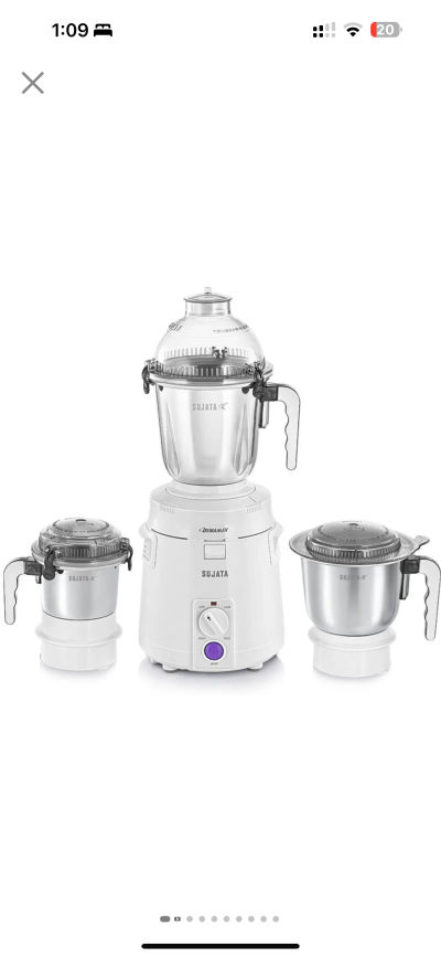 Sujata Dynamix 900w mixer grinder