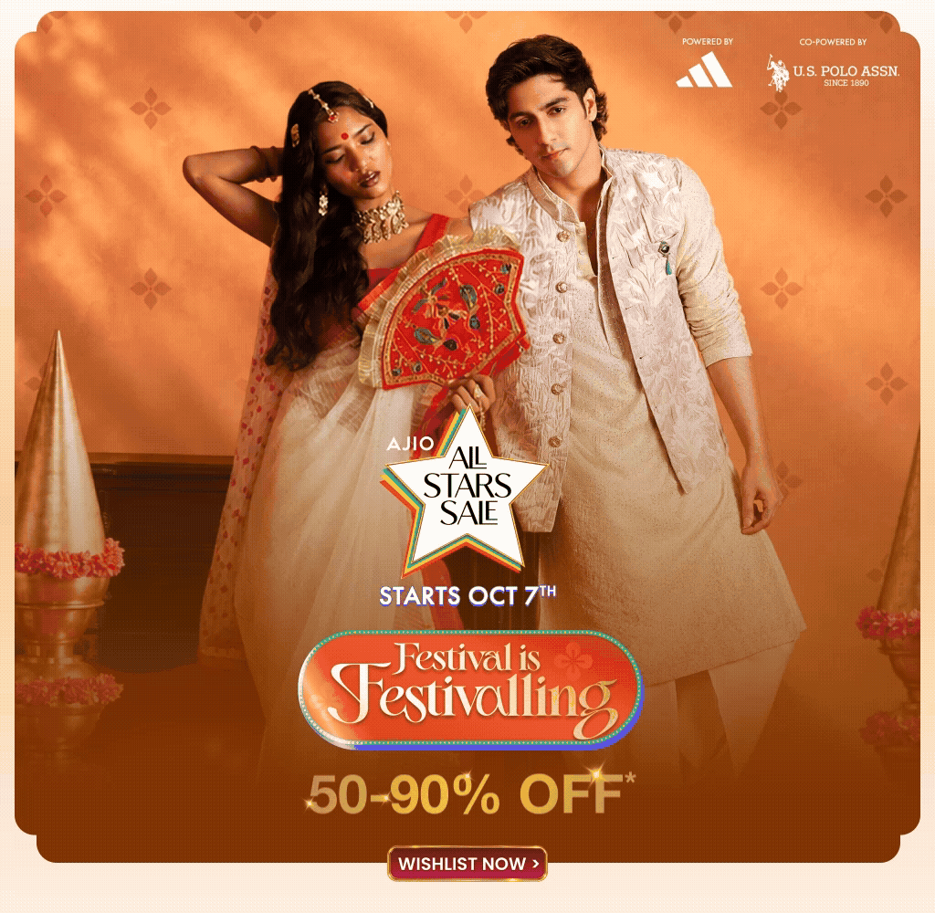 AJIO ALL STARS SALE - Festival is Festivalling STARTS OCT 7th