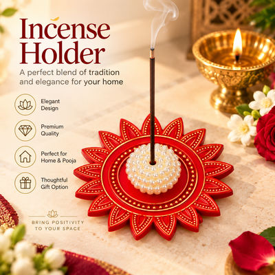 Pearl Incense Holder - Elegant Pooja & Home Decor Accessory 🪔 | Great Deal