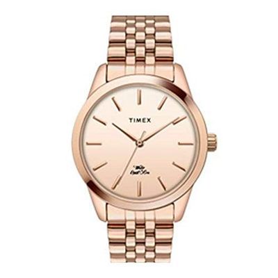 TIMEX Analog Watch for Women with Round Dial & Water Resistant Women's Wrist Watches