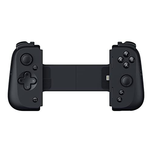 Razer Kishi V2 for iPhone,Mobile Gaming Controller,Lightning Connection,Console Level Control,Secure Fit,Telescopic Bridge for Ultra-Low Latency,Pass-Through Charging,Nexus App,Xibi-Two for iPhone