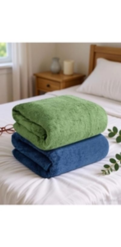 [Lowest] Fezora Microfiber 500 GSM Bath Towel on Flipkart (Pack of 2)