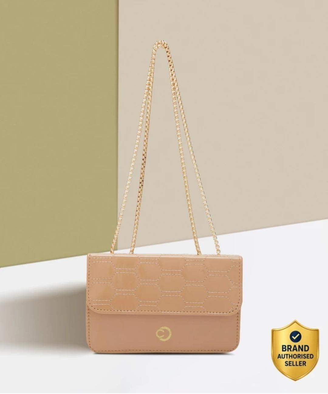 Caprese Women Beige Sling Bag