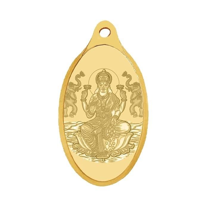 WHP Jewellers 24kt (999) 1.5 gram Goddess Lakshmi Yellow Gold Lakshmi Pendant WHPLK1.5_N