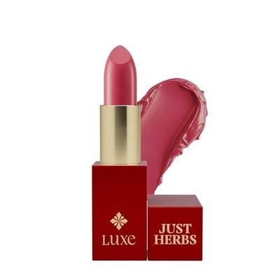 Just Herbs Luxe Satin Melt High Shine Lipstick - 4 gm (06 BERRY ALLURE)