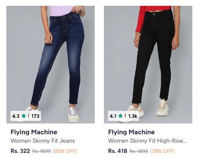 Flying Machine Cloths Upto 83% Off on Myntra