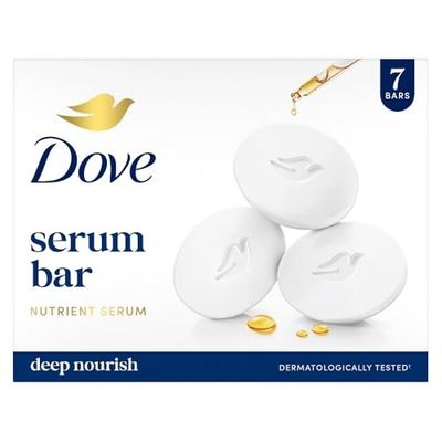 Dove Serum Bar | with Nutrient Serum | Deep Nourish | 875g (125g x 7) [Apply 10% discount coupon]