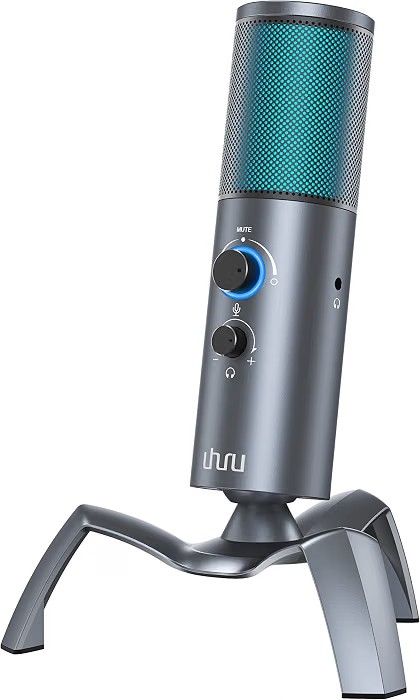 uhuru Multipattern USB Podcast Microphone with 2 Pickup Patterns