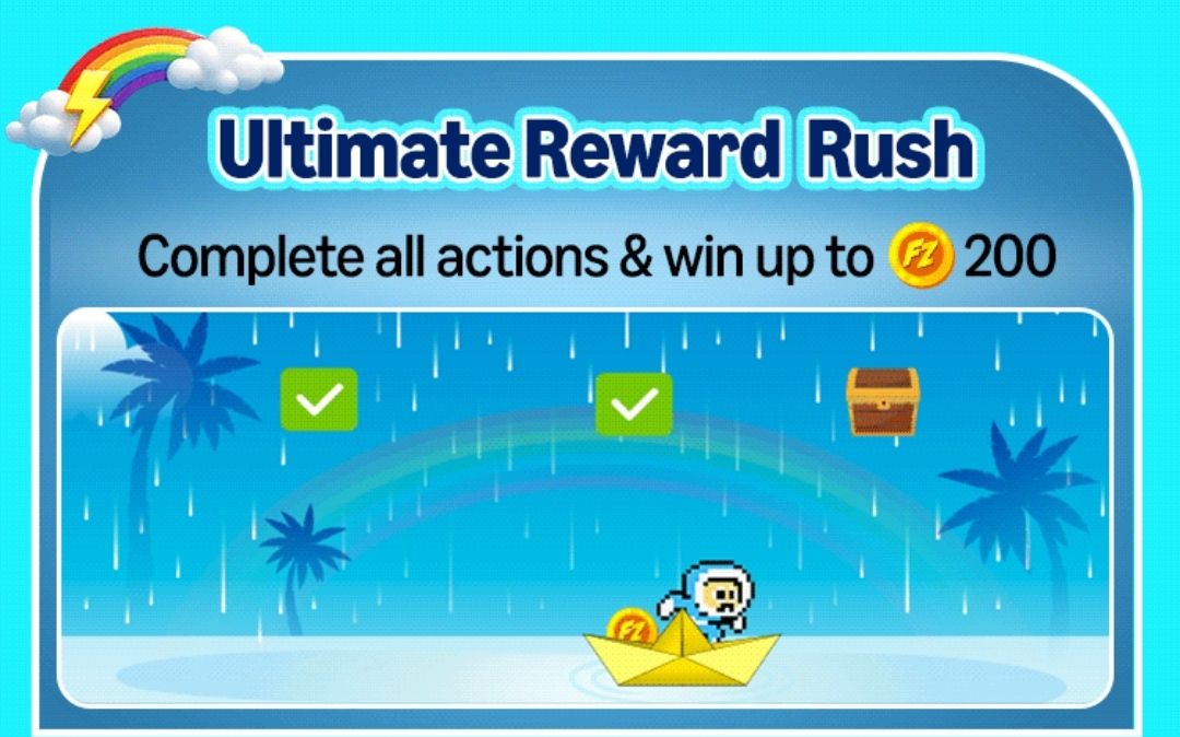 Amazon Funzone : Ultimate Reward Rush - 14 Days - Win 200 points and Convert in Gift card