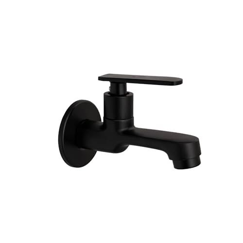 NEW WARE® 4.5 Inch Brass Bib Cock Tap Matte Black
