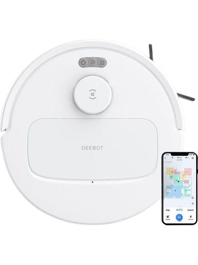 ECOVACS DEEBOT N30 White 2 in 1 Robot Vacuum Cleaner