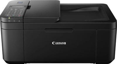 Canon E4570 Multi-function WiFi Color Inkjet Printer with Voice Activated Printing Google Assistant and Alexa with Auto Duplex feature and Auto-document feeder (Ink Cartridge)