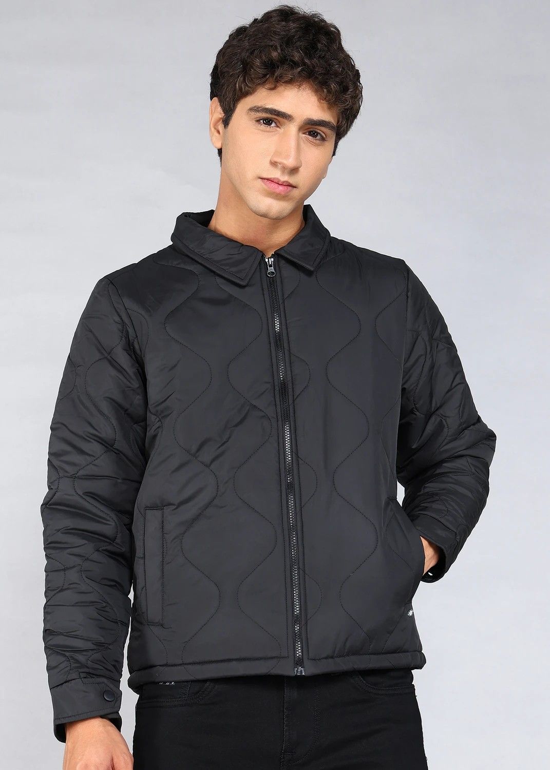 METRONAUT Full Sleeve Solid Men Quilted Jacket