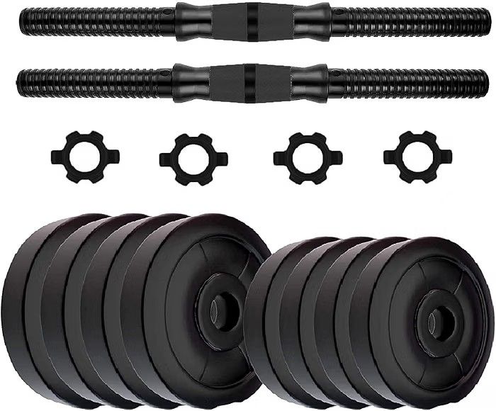 APTITUDE Home Gym Set, Dumbbell Set, Adjustable Dumbbell Set (4 kg - 20 kg), (12 KG COMBO)