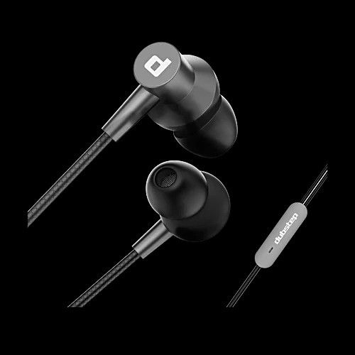 Dubstep Squad M7 In-Ear Wired Earphones With Mic & X-Bass Technology, 10 mm Dynamic Drivers - Grey, 1 pc