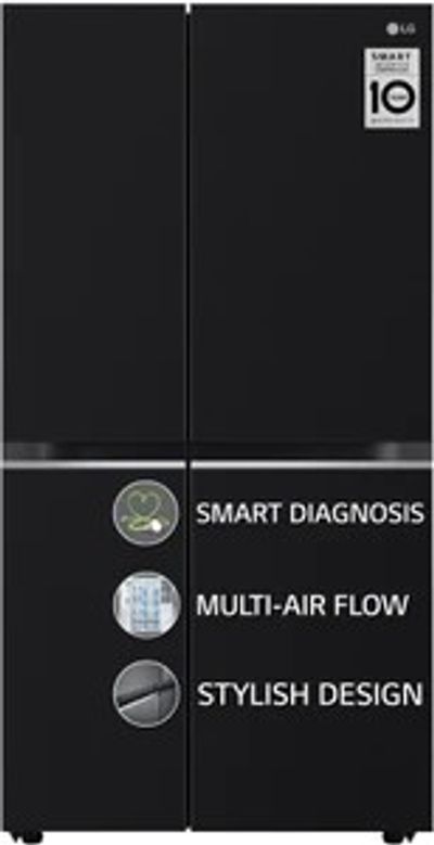 LG 655 L Frost Free Side by Side Refrigerator with Smart Inverte...more