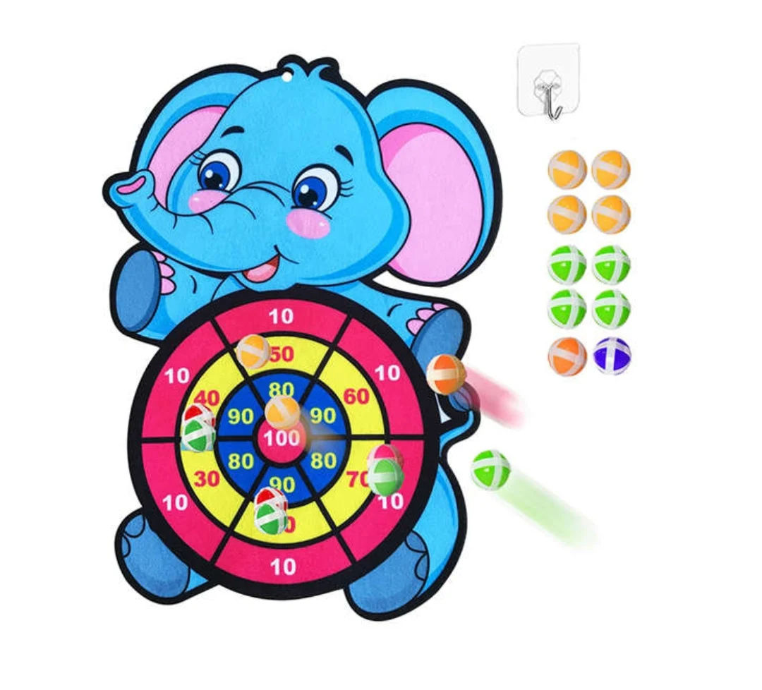 Kids Dart Board Game With Sticky Balls