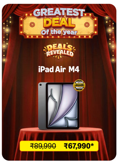 (Upcoming) Apple iPad Air 27.59 cm (11″) (M4): Liquid Retina Display, 128 GB, 12MP Front/Back Camera