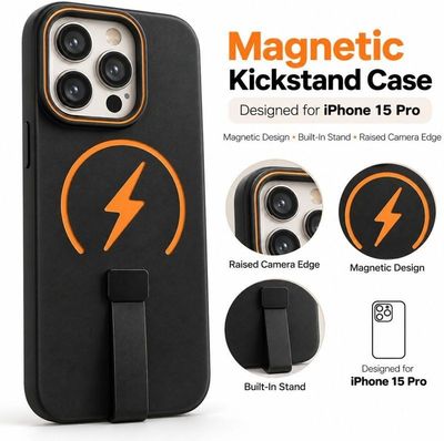 Black Premium Design iPhone 15 Pro cover @ Just ₹475