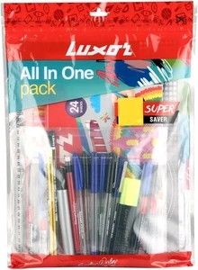 LUXOR All In One Pack Office Set (Multicolor Color)