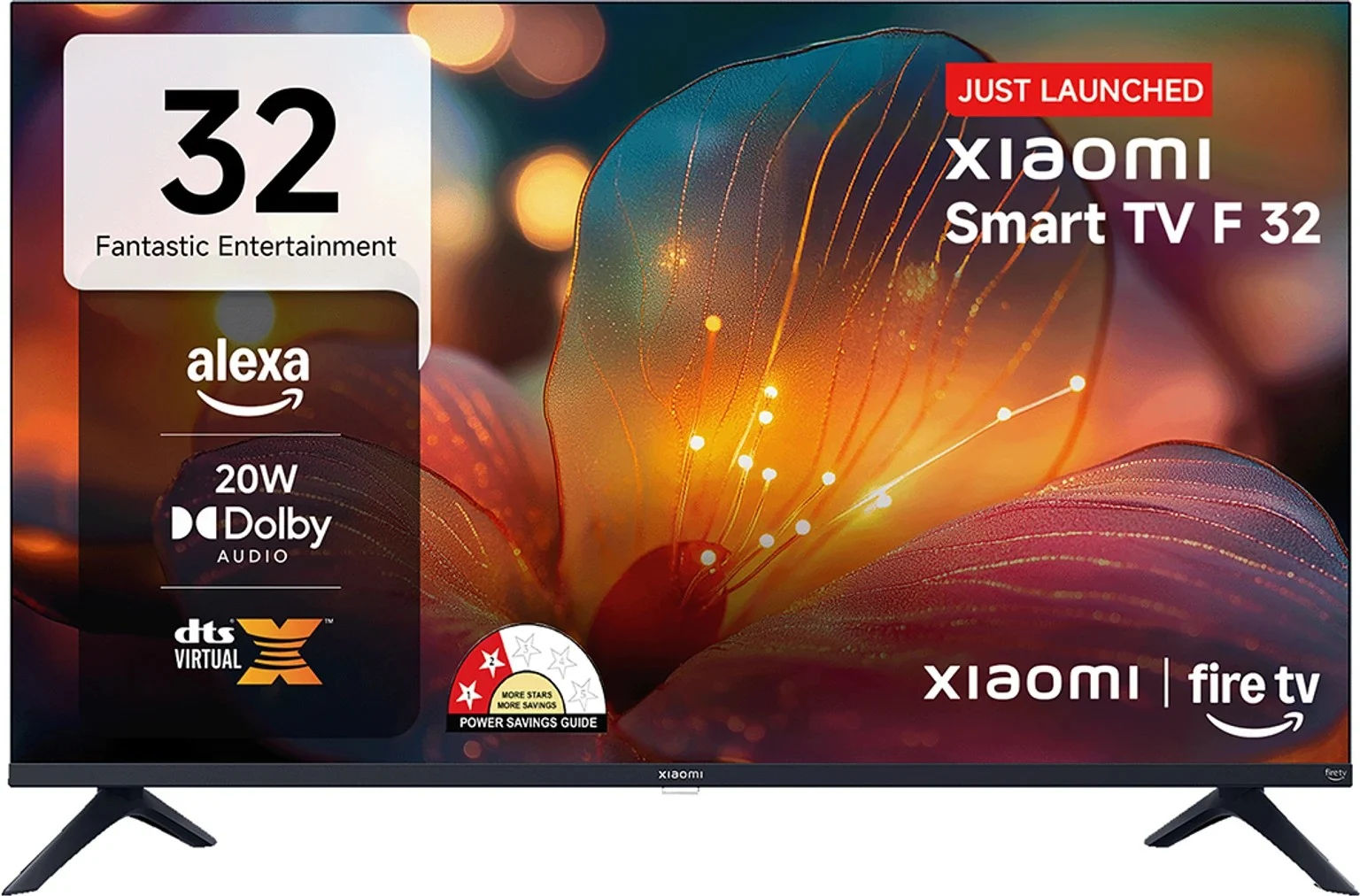 XiaomiFire Tv 80 cm (32 inch) HD Ready LED Smart Fire TV with High-Definition Display | Dolby Surround Sound | Vivid Picture Engine | Mi TV
