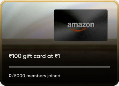 Cred: win Amazon Pay gift card at ₹1 by joining the rally. Pledge coins to unlock it together.