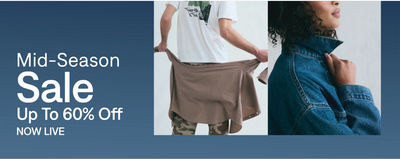 Mid-Season Sale - Upto 60% Off