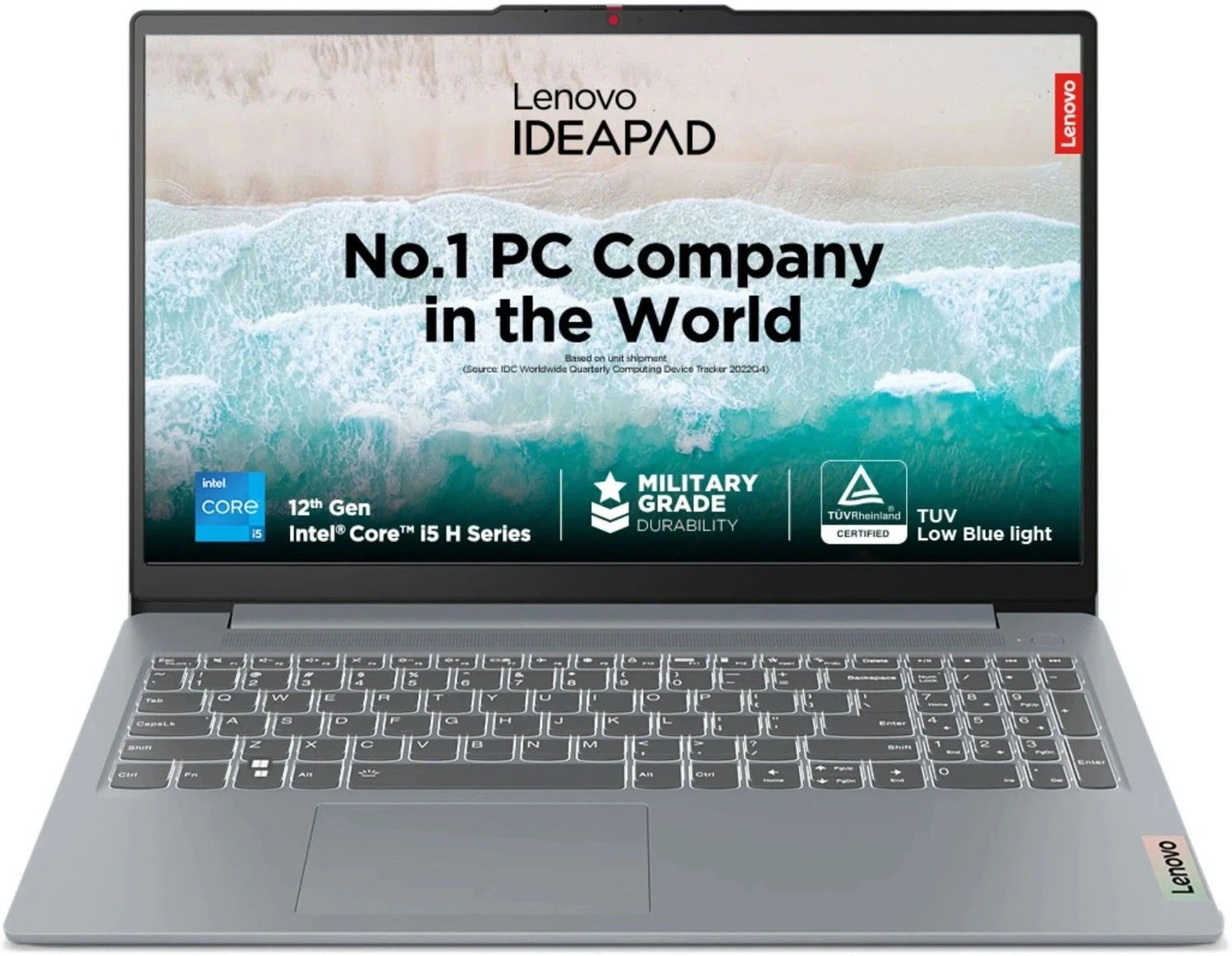 Lenovo IdeaPad Slim 3 Backlit Intel Core i5 12th Gen 12450H - (16...more