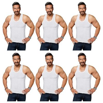 Amul Comfy Men’s Vest | 100% Cotton , Pack of 6 @317