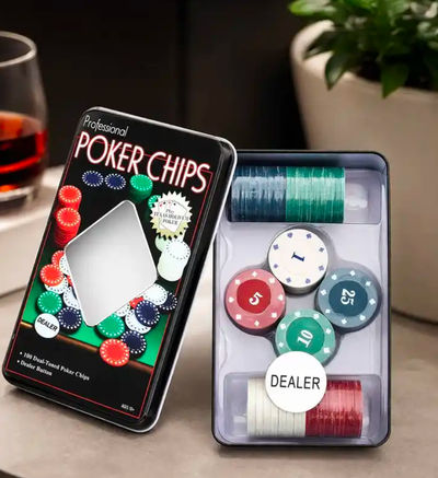 Zepto : Toyshine Casino Style 100 Pcs Poker Chips Set