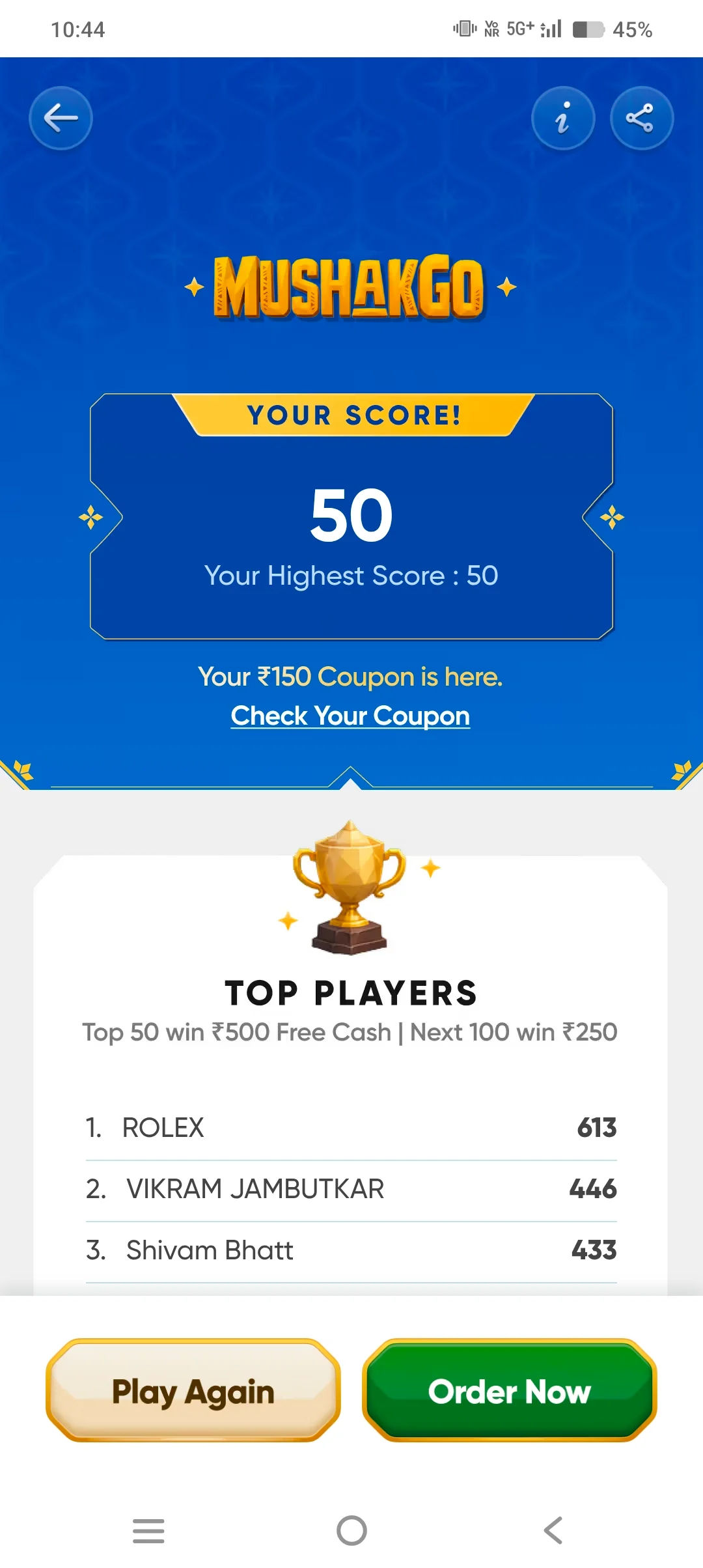 swiggy up to 650 free cash