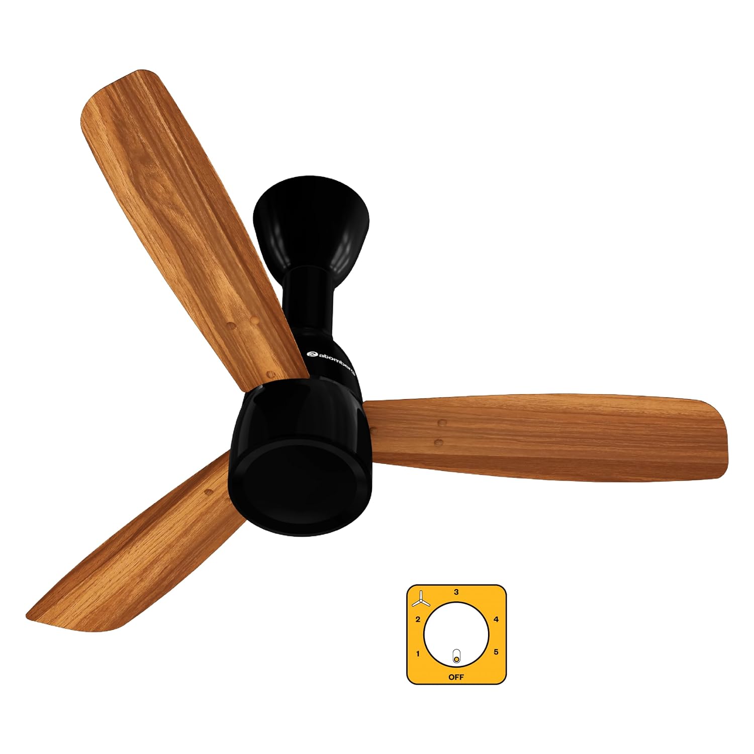 Atomberg Renesa Prime Crest 900mm - | BEE 5 Star | High Air Delivery | Low Noise | 3 Year Warranty | Honey Maplewood