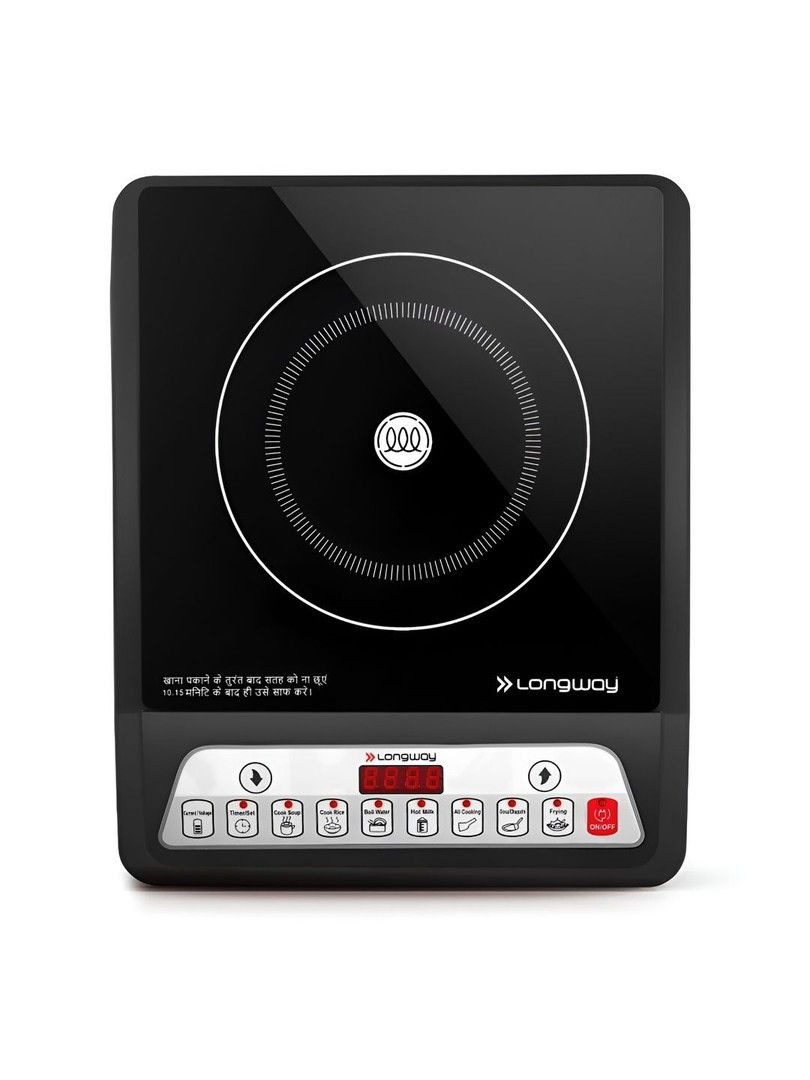 Buy Longway Elite Plus IC Black 2000 Watt Induction Cooktop With Auto Shut Off & Push Button - Induction Cooktop for Unisex 36399965 | Myntra
