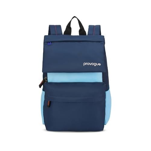 Provogue Plyn 24 litres everyday backpack bag for man with 15.6 inch laptop compartment, stylish contemporary daily use college, office & outdoor backpack bags for women with organiser