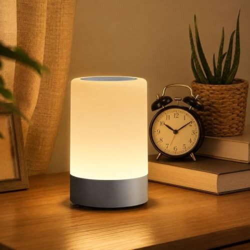 One94Store Touch Control LED Table Lamp - USB Rechargeable, Touch Control Night Light