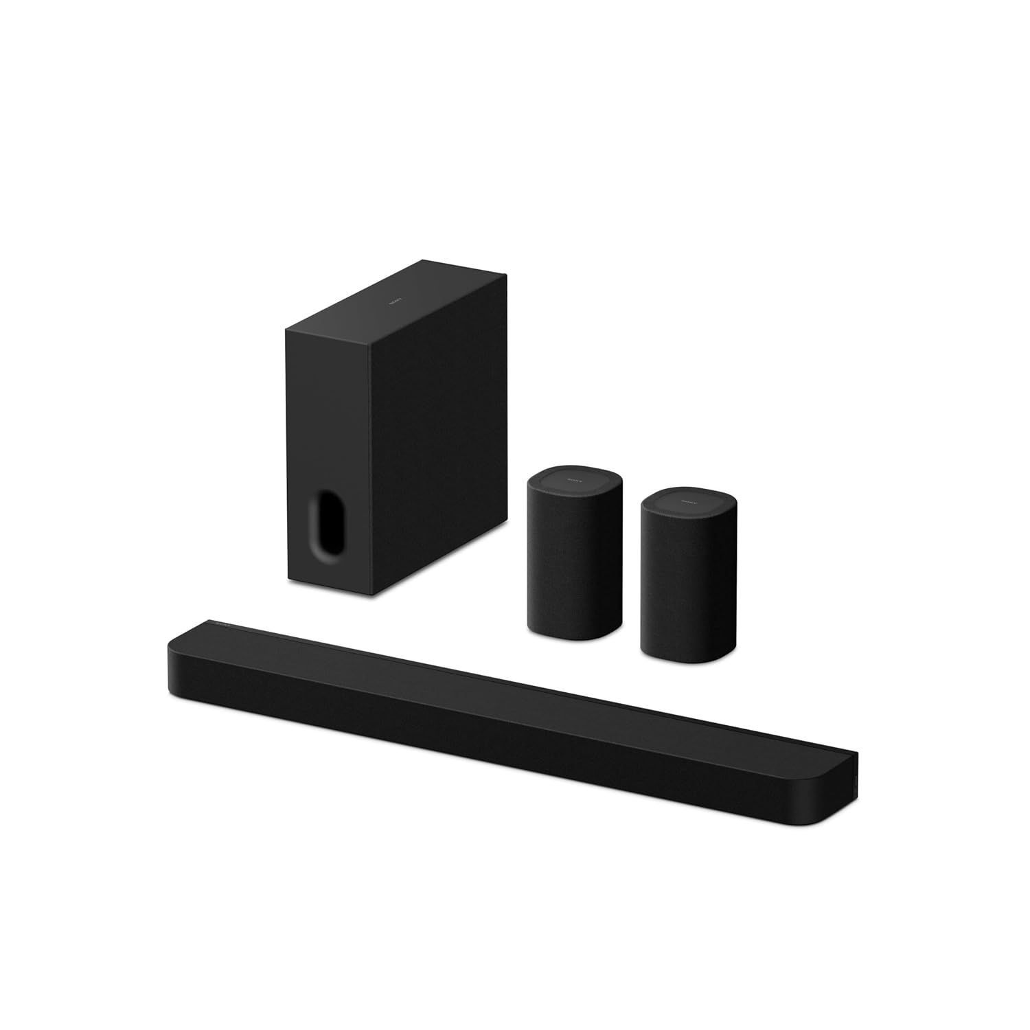 Sony Bravia Theatre Bar 7 (HT-A7100) 5.1.4ch with 360 Sound,IMAX,Dolby Atmos/DTSx Premium Soundbar with Subwoofer SA-SW7 & Rear Speaker SA-RS8(Hi Res,Voice Zoom3,8K/4K HDR,HDMI eArc,Bluetooth),Black