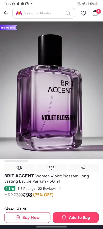 BRIT ACCENT Perfume Deal @ Just ₹98!