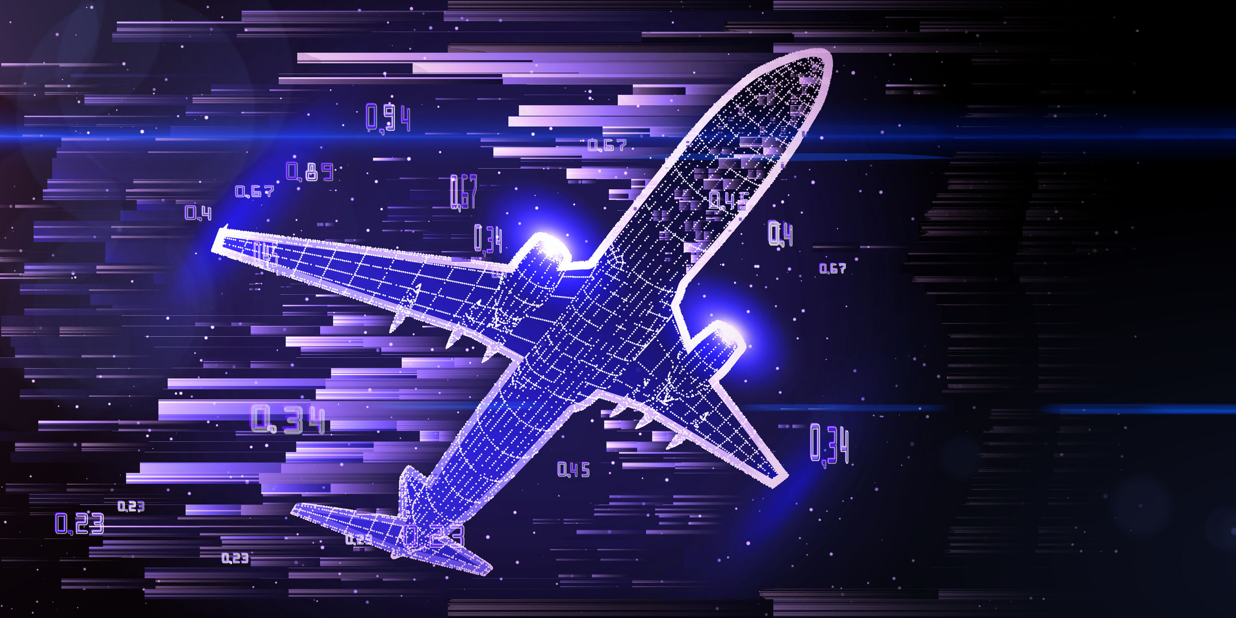 futuristic looking aeroplane