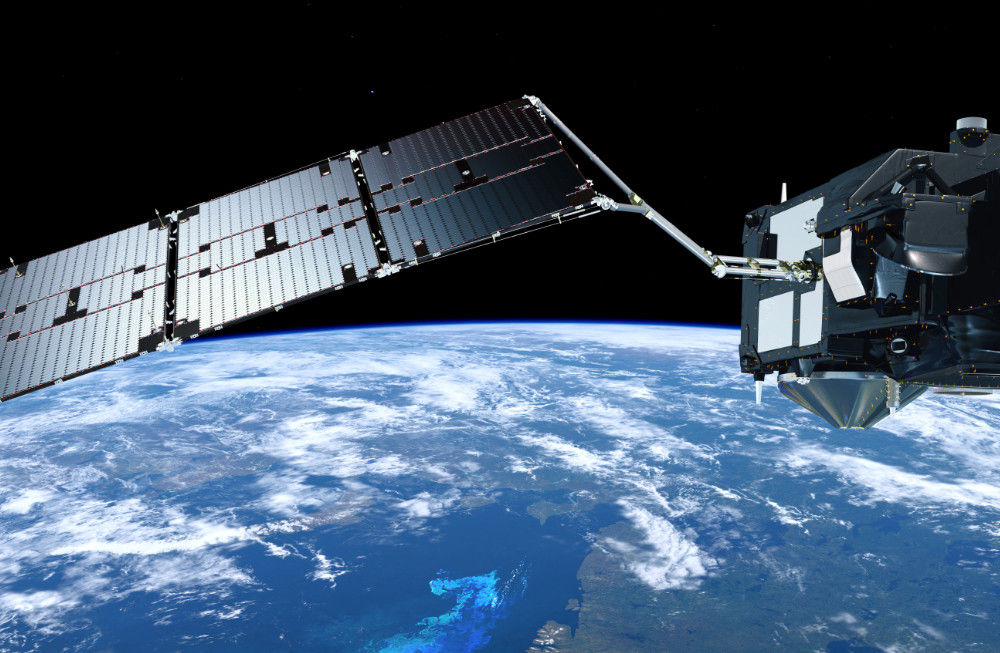 satellites in space