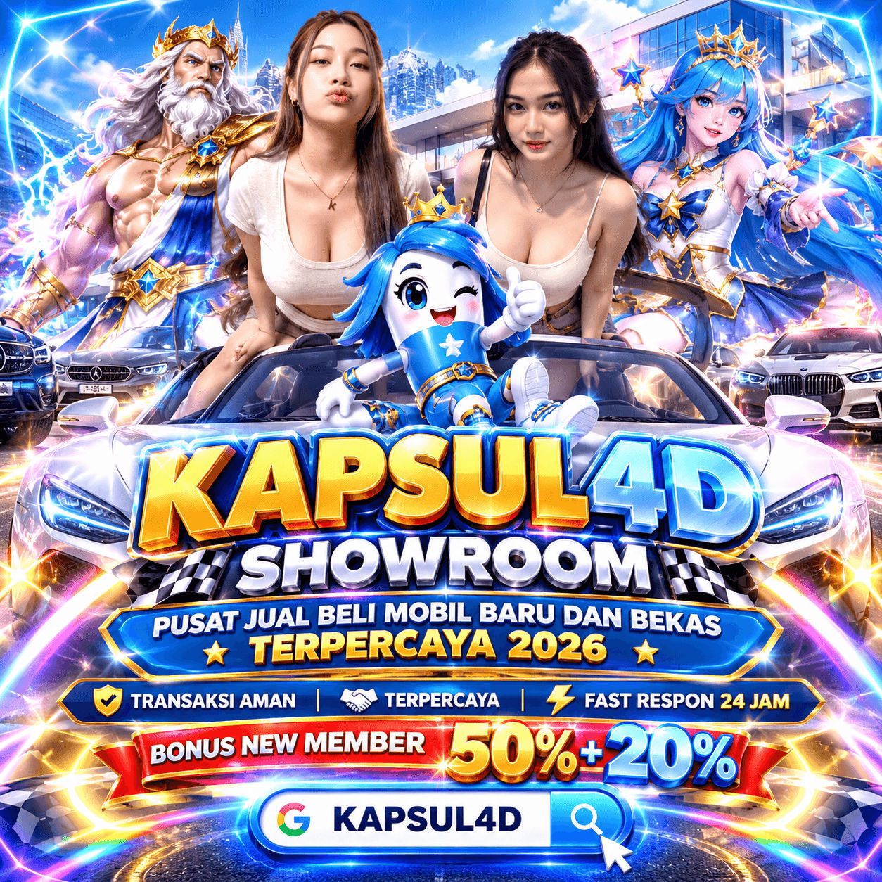 KAPSUL4D SHOWROOM Display Mobil 2026