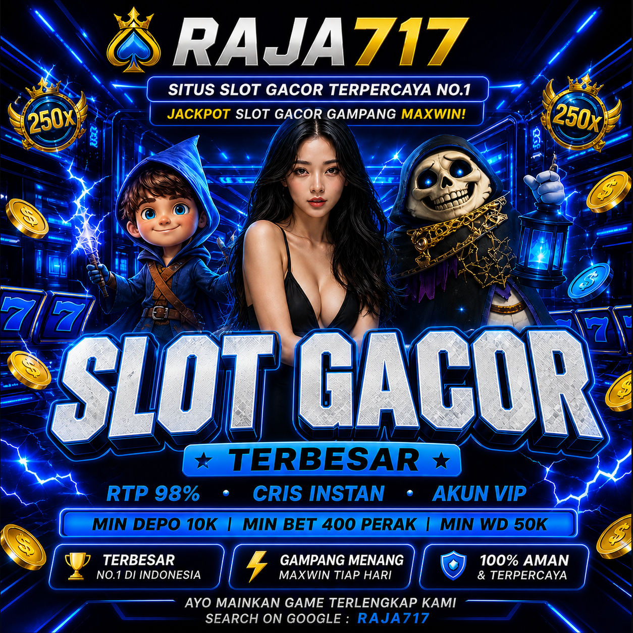 Menu RAJA717 Situs Slot Gacor Online Verifikasi Pagcor Game Online Non AI
