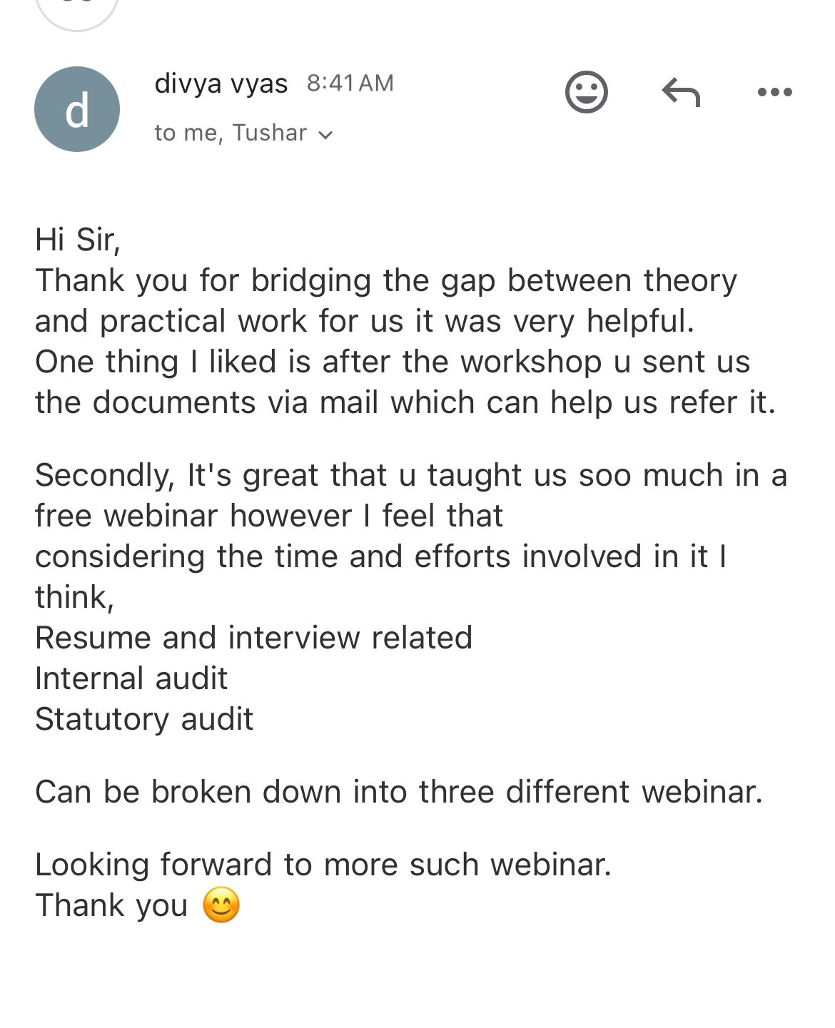 Customer Testimonial 26