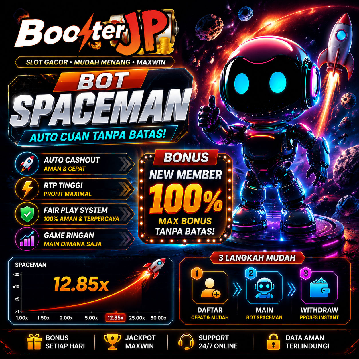 Banner BOOSTERJP Poker Casino Sicbo